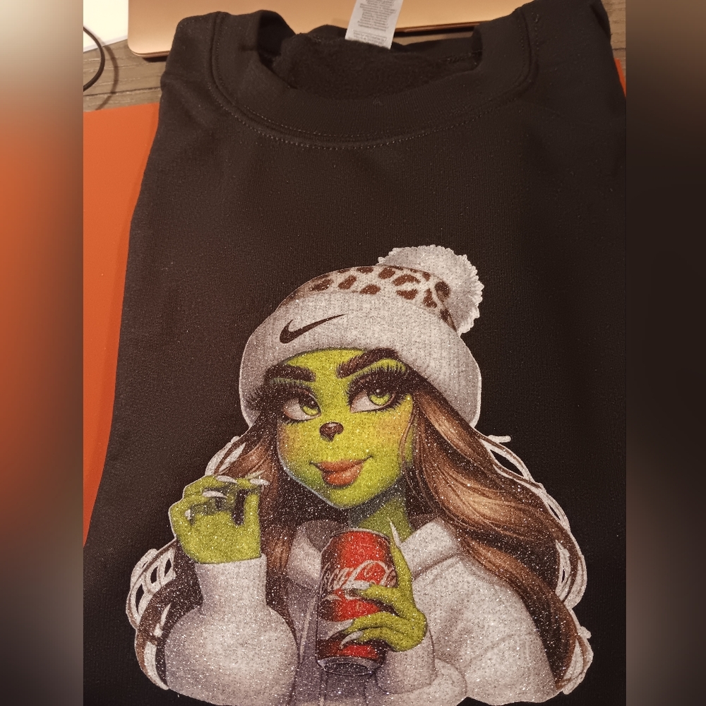Mrs Grinch with shirt